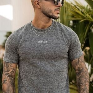 Gray Men's T-Shirt